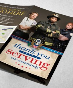 Tract - Thank You for Serving Our Community - First Responders
